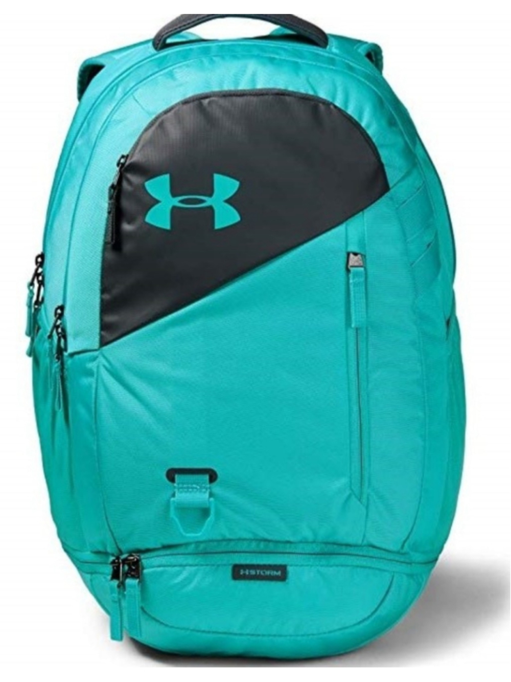 Unisex NWT Under Armour Hustle 4.0 Storm Backpack Teal Water Resistant Bag